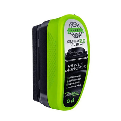 Instantly removes oil film, rain haze & windshield stains for crystal-clear driving visibility.