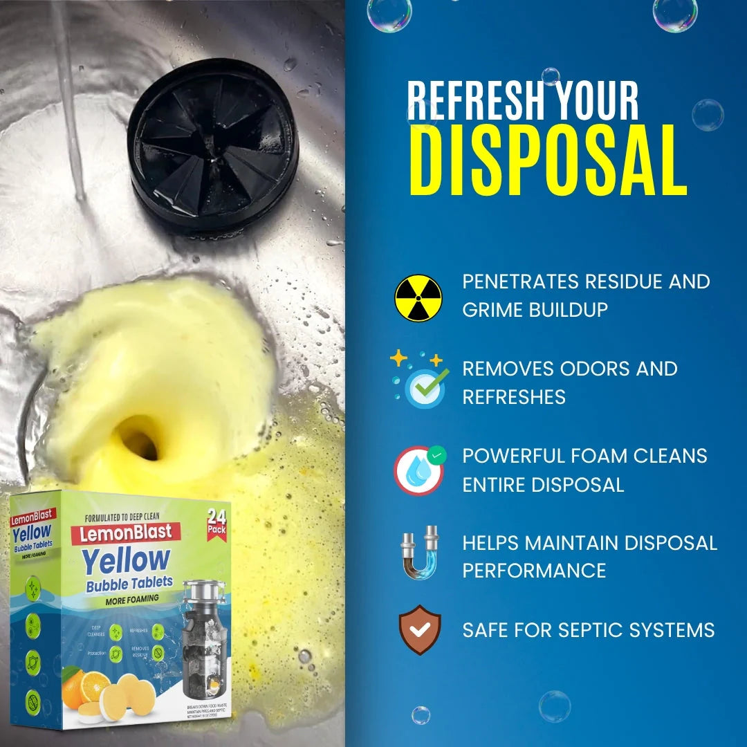 Yellow LemonBlast Bubble Tablets