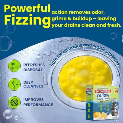 Yellow LemonBlast Bubble Tablets