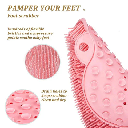 Premium Multi-Use Bath & Foot Scrubber