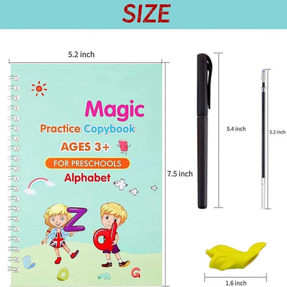 ✨ Little Genius™ Magic Writing Adventure Set (4 Books + Magic Pen)