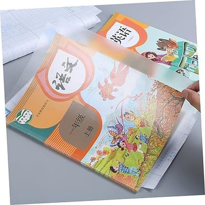 Self-adhesive transparent protective book cover (Pack of 30)