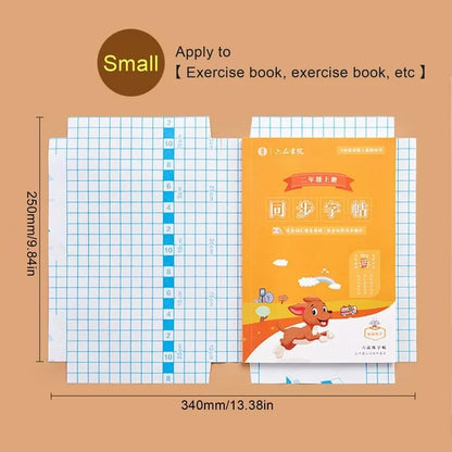 Self-adhesive transparent protective book cover (Pack of 30)