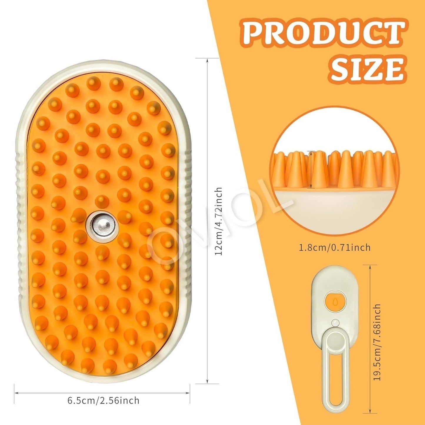 3-in-1 Pet Grooming Steam Comb – Effortless Hair Removal for Cats & Dogs 🐾✨