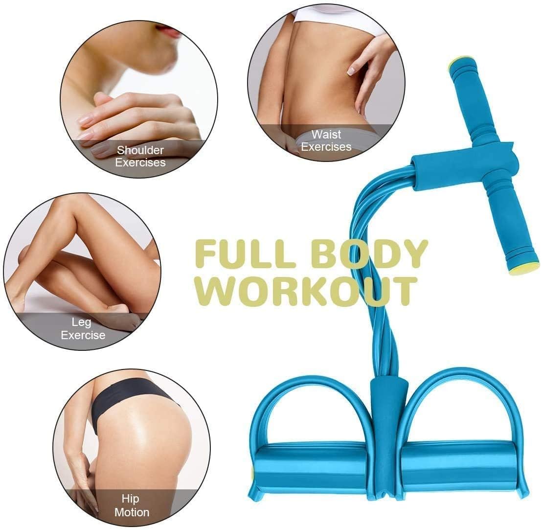 All-in-One Pedal Resistance Band Trainer