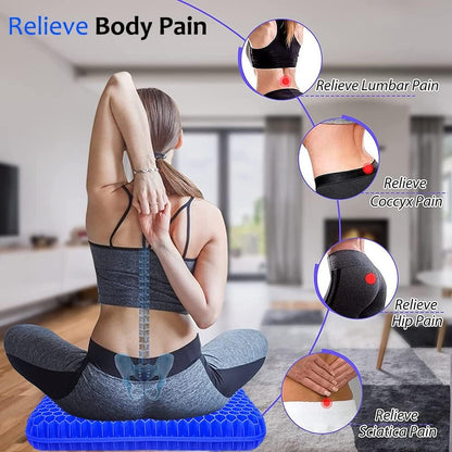 🔥 Sit Better, Feel Better with Egg Gel Seat Cushion
