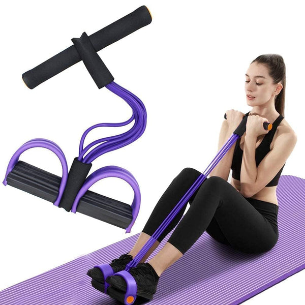 All-in-One Pedal Resistance Band Trainer