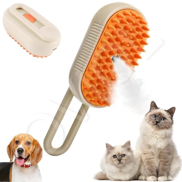 3-in-1 Pet Grooming Steam Comb – Effortless Hair Removal for Cats & Dogs 🐾✨