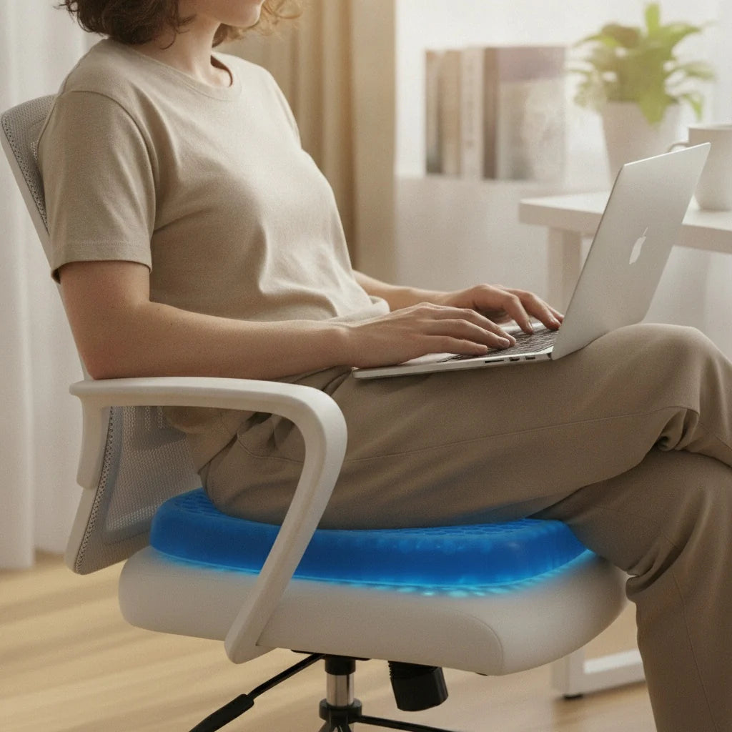 🔥 Sit Better, Feel Better with Egg Gel Seat Cushion