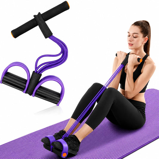 Transform Your Body at Home – 8 Tube Resistance Band Trainer