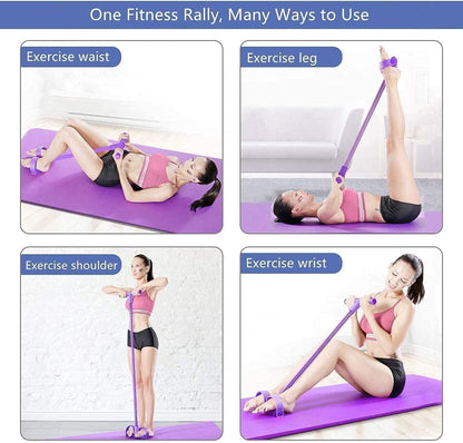 All-in-One Pedal Resistance Band Trainer