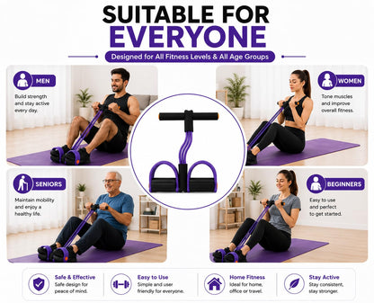 Transform Your Body at Home – 8 Tube Resistance Band Trainer
