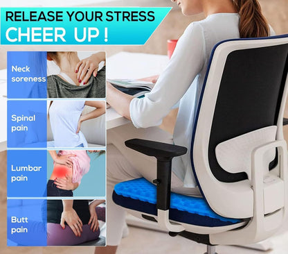 🔥 Sit Better, Feel Better with Egg Gel Seat Cushion
