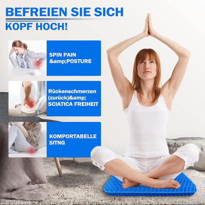 🔥 Sit Better, Feel Better with Egg Gel Seat Cushion