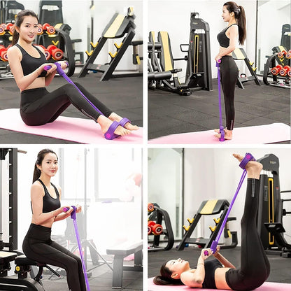 All-in-One Pedal Resistance Band Trainer