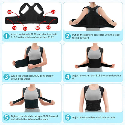 Unisex Posture Corrector Support Belt