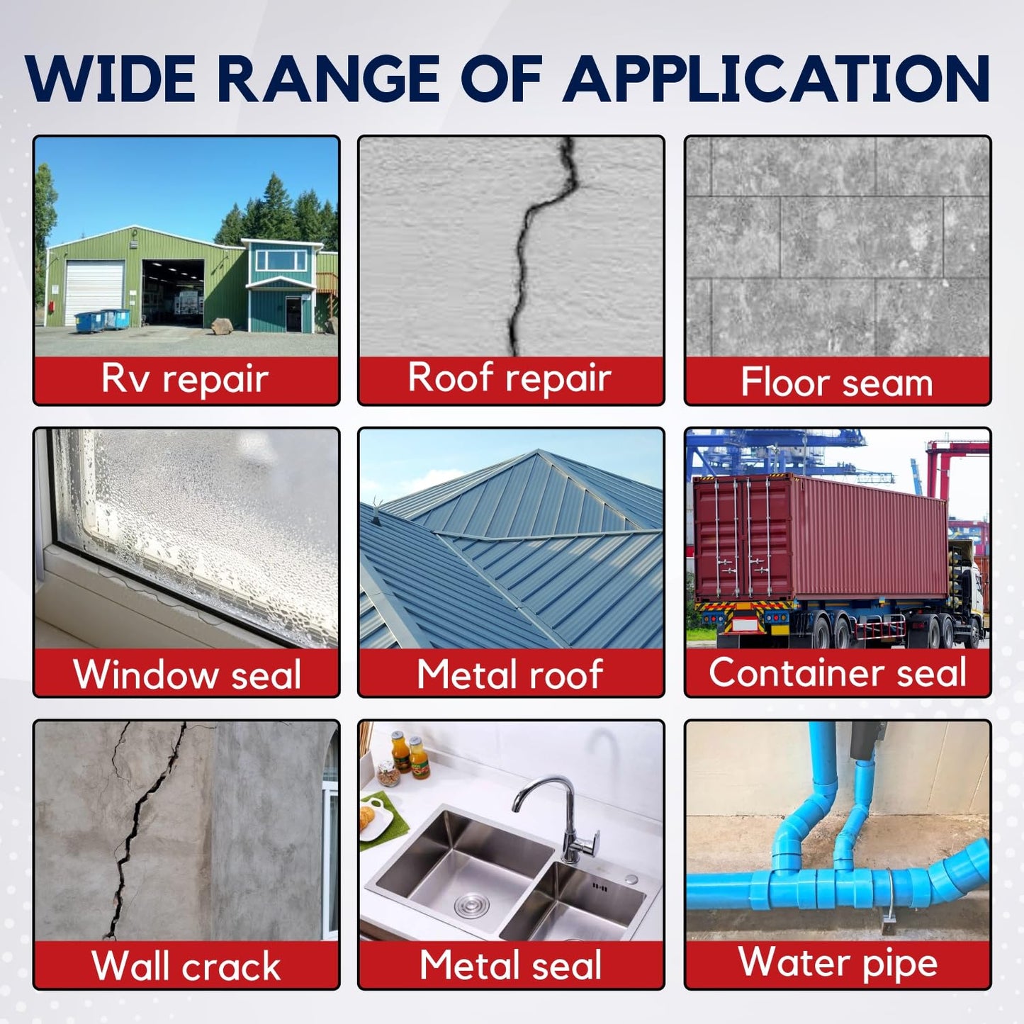 UltraSeal™ Waterproof Aluminum Repair Tape | Instantly Seals Roof, Pipe & Water Leaks