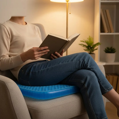 🔥 Sit Better, Feel Better with Egg Gel Seat Cushion